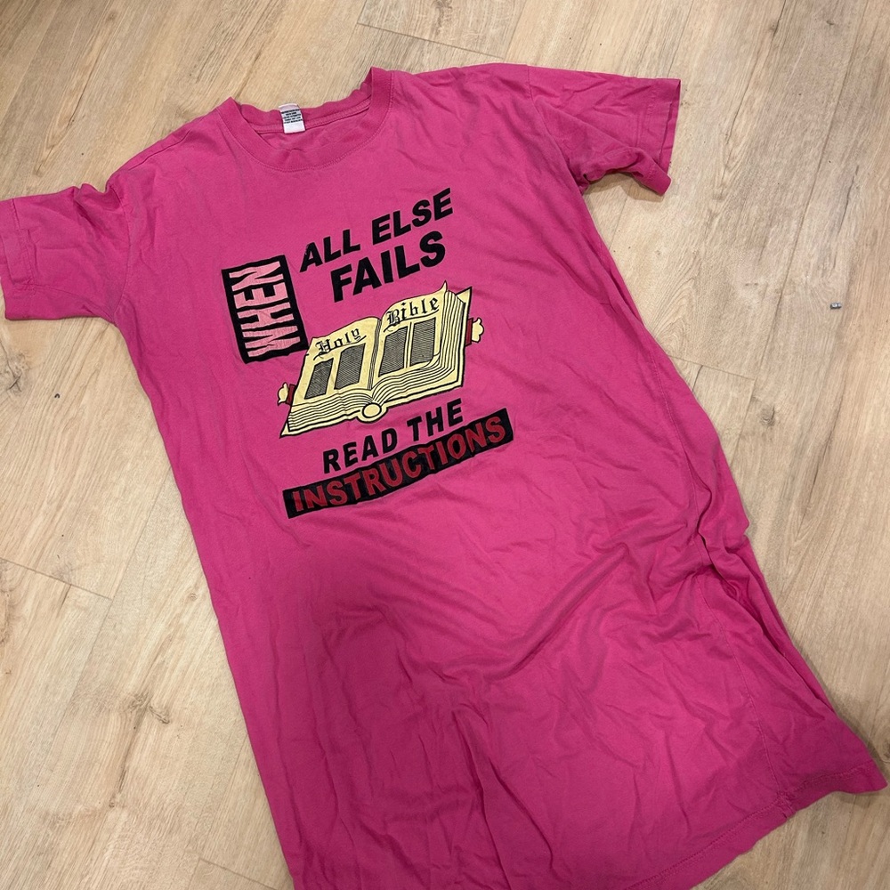 Vintage Bible Tshirt dress